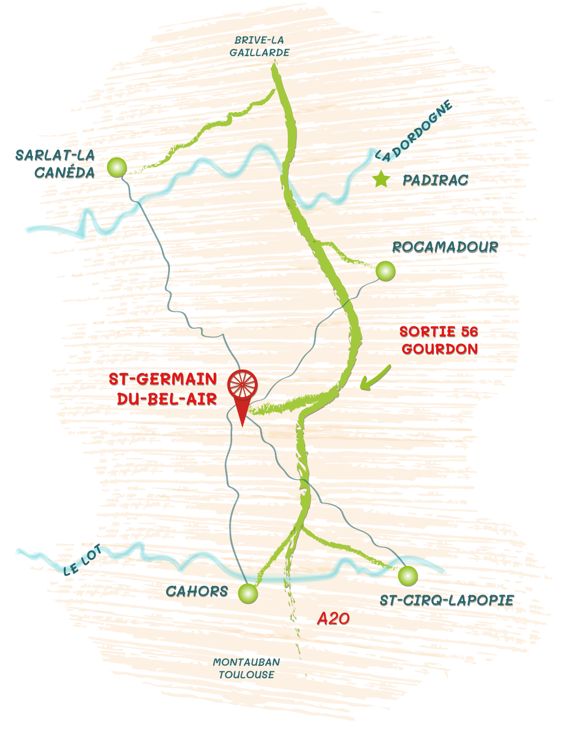carte dordogne et lot
